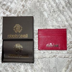 Unisex Roberto Cavalli card case